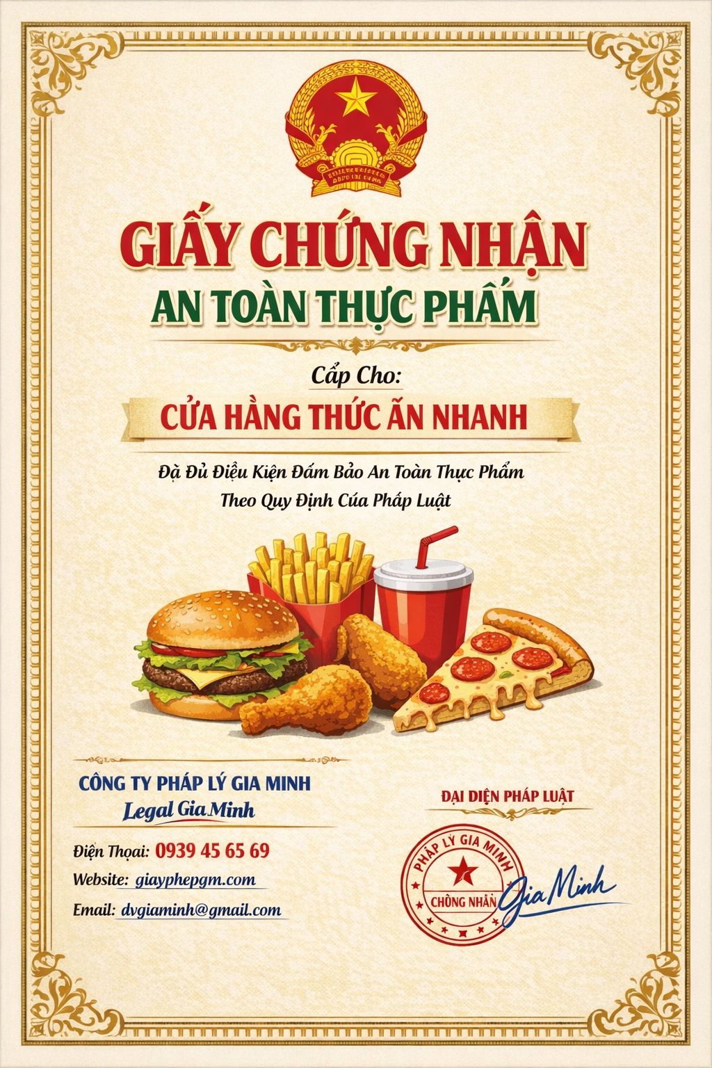 Mở cửa hàng kinh doanh thức ăn nhanh tại Bắc Kạn