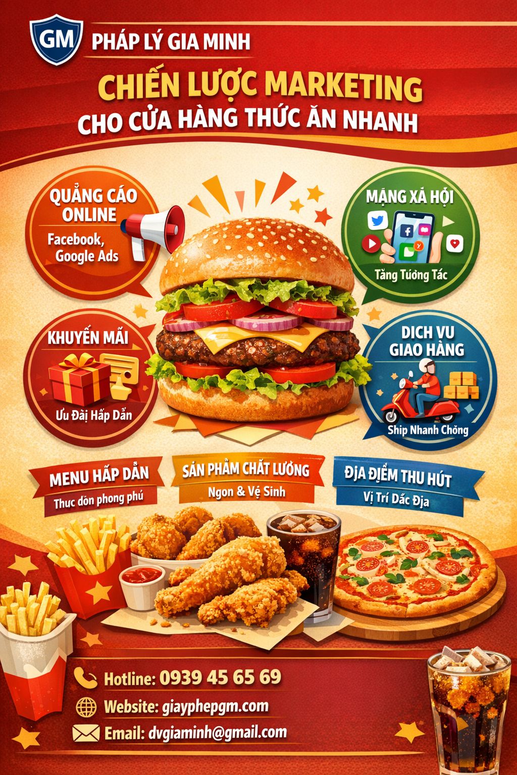 Mở cửa hàng kinh doanh thức ăn nhanh tại Điện Biên