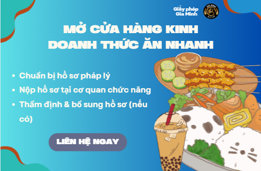 Mở cửa hàng kinh doanh thức ăn nhanh tại An Giang 4 Mở cửa hàng kinh doanh thức ăn nhanh tại An Giang