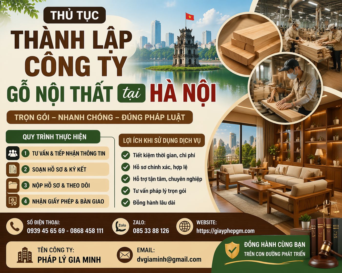 Thành lập công ty sản xuất đồ gỗ nội thất tại Hà Nội trọn gói – đúng ngành gỗ, triển khai nhanh 8 Thành lập xưởng sản xuất nội thất gỗ Hà Nội