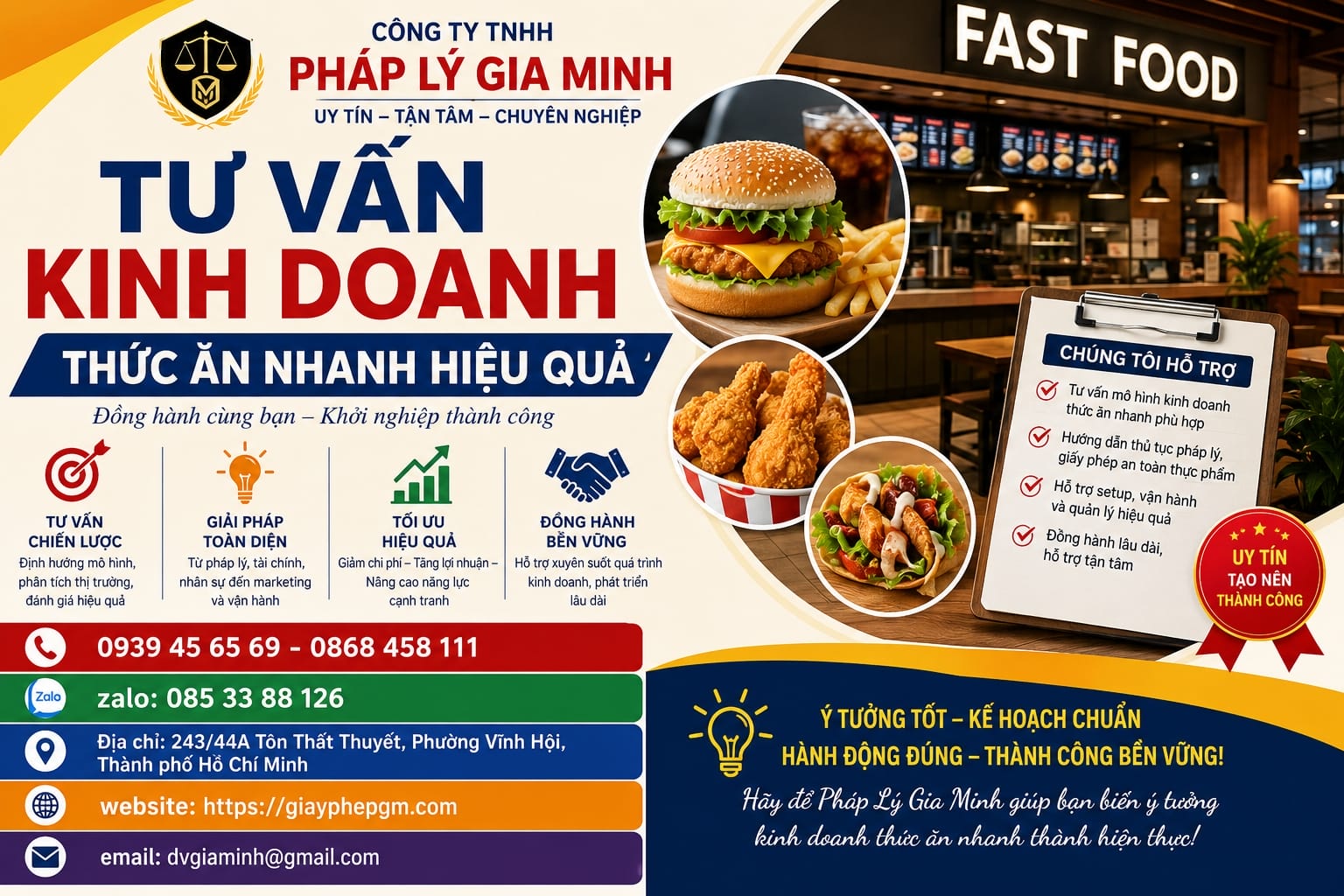 Hướng dẫn mở cửa hàng kinh doanh thức ăn nhanh tại Khánh Hòa 9 Tư vấn mở hộ kinh doanh cá thể tại Khánh Hòa
