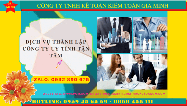Hướng dẫn chi tiết cách thành lập công ty tại TPHCM uy tính tận tâm