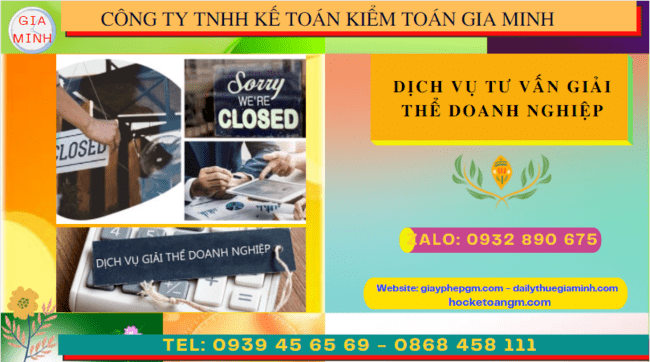 DỊCH VỤ TƯ VẤN GIẢI THỂ DOANH NGHIỆP TẠI NHA TRANG 6 Dịch vụ tư vấn giải thể doanh nghiệp tại Nha Trang