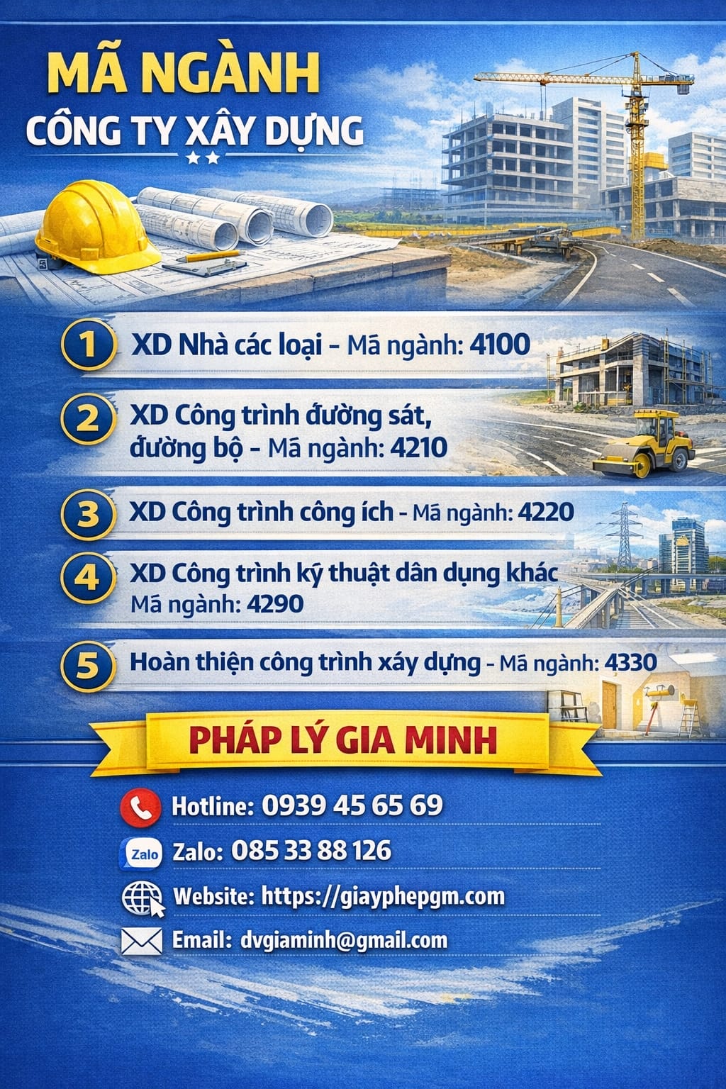 Đăng ký kinh doanh xây dựng dân dụng tại Quảng Ninh