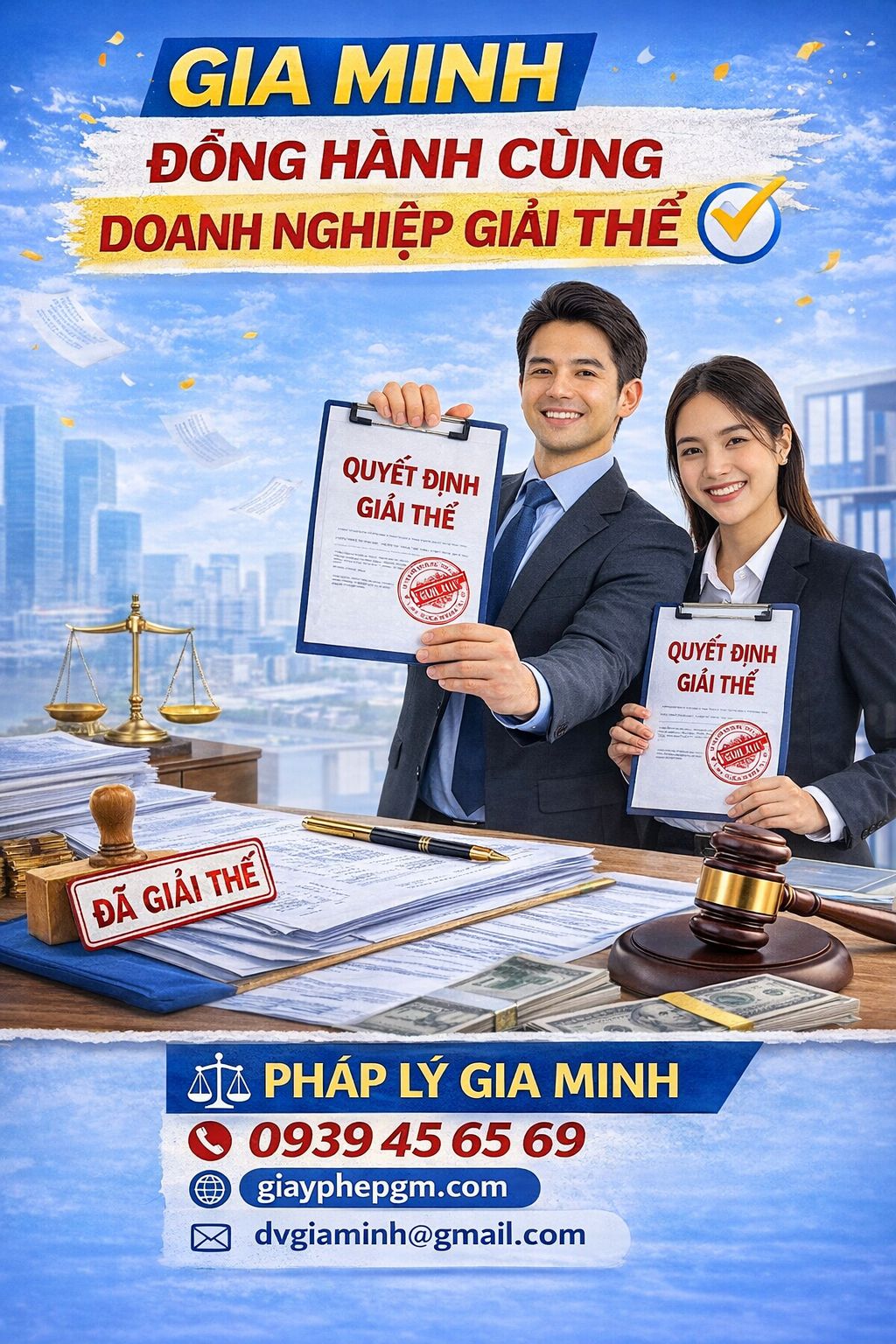 Dịch vụ giải thể công ty trọn gói Đồng Nai – Gia Minh hỗ trợ thủ tục giải thể doanh nghiệp nhanh chóng