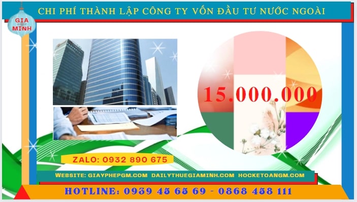 Thành lập công ty vốn đầu tư nước ngoài tại Bà Rịa – Vũng Tàu | Tư vấn pháp lý, hồ sơ nhanh chóng 5 Chi phí để thành lập công ty có vốn đầu tư nước ngoài tại Bà Rịa Vũng Tàu