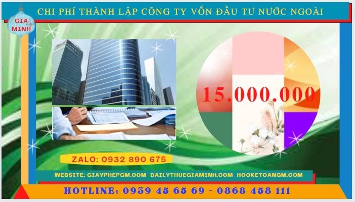 Chi phí để thành lập công ty có vốn đầu tư nước ngoài tại Bắc Giang