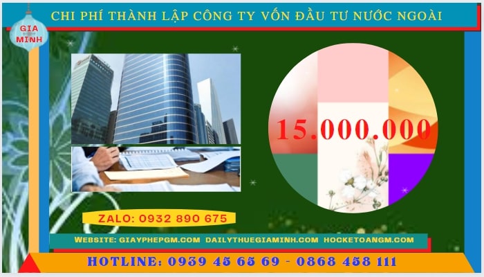 Chi phí để thành lập công ty có vốn đầu tư nước ngoài tại Bến Tre