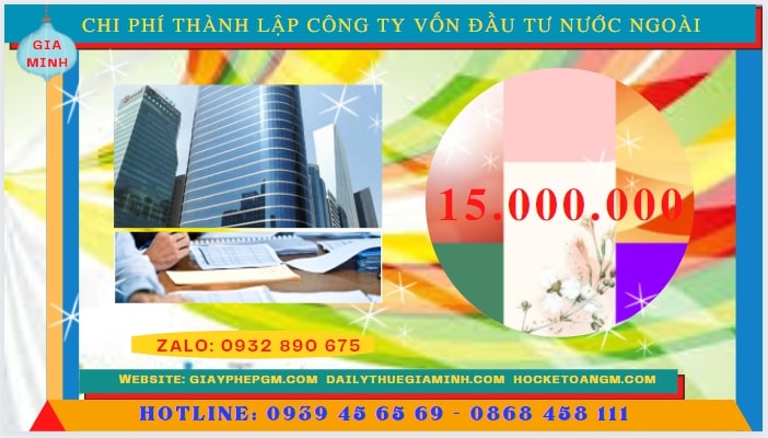 Chi phí để thành lập công ty có vốn đầu tư nước ngoài tại Bình Phước