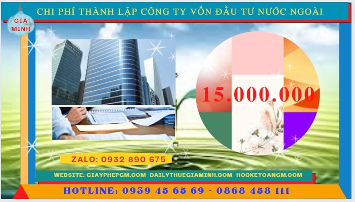 Chi phí để thành lập công ty có vốn đầu tư nước ngoài tại Cao Bằng