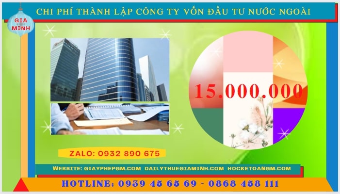 Thành lập công ty vốn đầu tư nước ngoài tại Đồng Tháp – Hướng dẫn chi tiết, nhanh chóng 5 Chi phí để thành lập công ty có vốn đầu tư nước ngoài tại Đồng Tháp