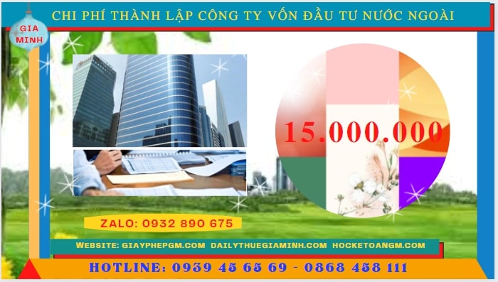 Chi phí để thành lập công ty có vốn đầu tư nước ngoài tại Huế