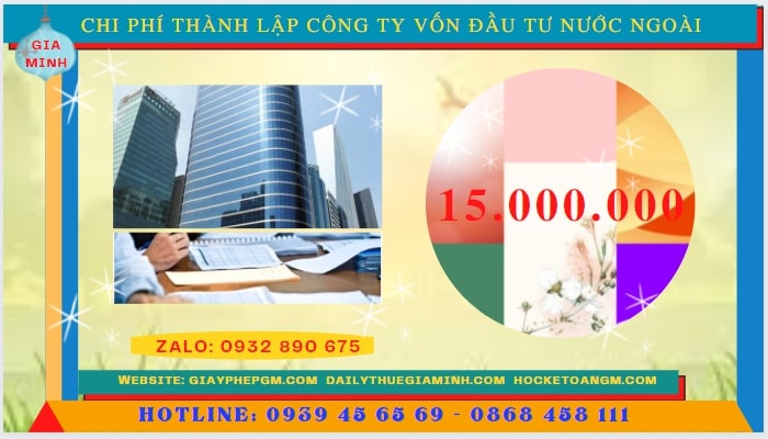 Chi phí để thành lập công ty có vốn đầu tư nước ngoài tại Lai Châu