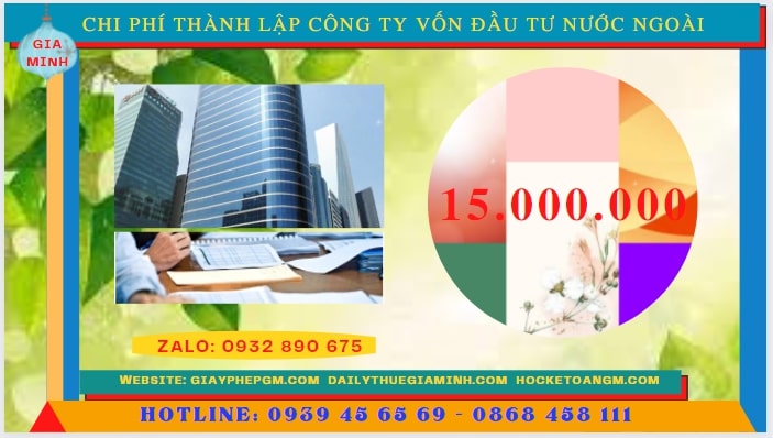 Thành lập công ty vốn đầu tư nước ngoài tại lào cai 5 Chi phí để thành lập công ty có vốn đầu tư nước ngoài tại Lào Cai