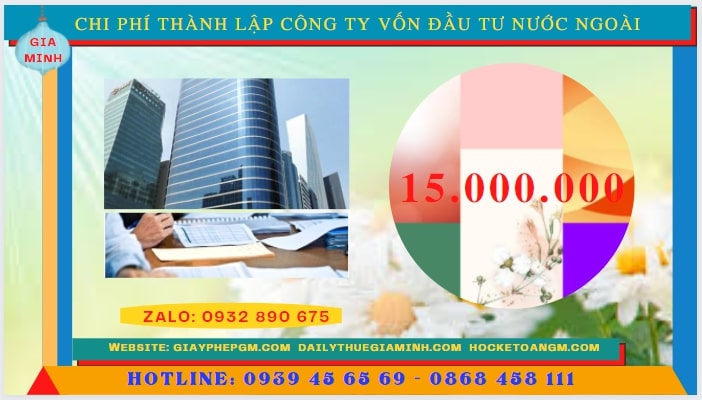 Thành lập công ty vốn đầu tư nước ngoài tại Nam Định | Hướng dẫn thủ tục FDI chi tiết 5 Chi phí để thành lập công ty có vốn đầu tư nước ngoài tại Nam Định
