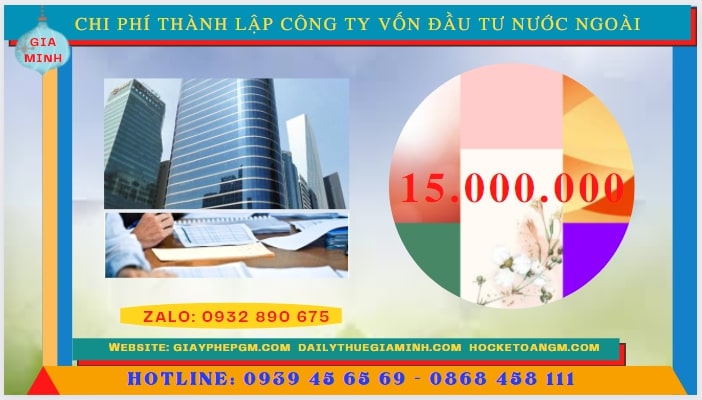 Thành lập công ty FDI tại Ninh Bình – Hướng dẫn thủ tục, hồ sơ và chi phí 2025 5 Chi phí để thành lập công ty có vốn đầu tư nước ngoài tại Ninh Bình