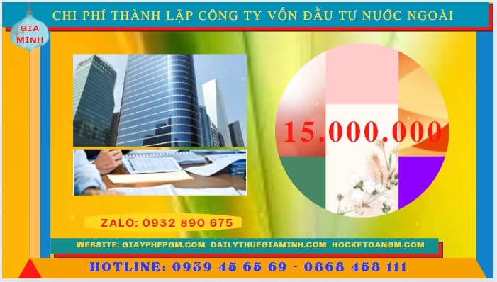 Thành lập công ty có vốn đầu tư nước ngoài tại Phú Quốc – Nắm bắt cơ hội vàng 6 Chi phí để thành lập công ty có vốn đầu tư nước ngoài tại Phú Quốc