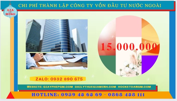 THÀNH LẬP CÔNG TY VỐN ĐẦU TƯ NƯỚC NGOÀI TẠI PHÚ YÊN 5 Chi phí để thành lập công ty có vốn đầu tư nước ngoài tại Phú Yên