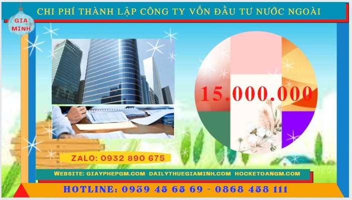Thành lập công ty vốn đầu tư nước ngoài tại Sóc Trăng uy tín 5 Chi phí để thành lập công ty có vốn đầu tư nước ngoài tại Sóc Trăng