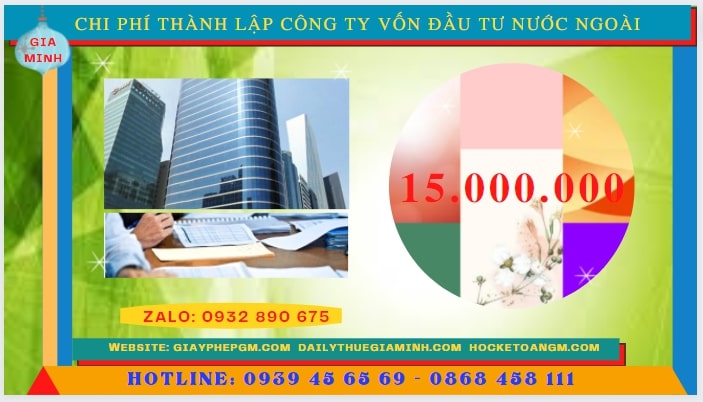 Chi phí để thành lập công ty có vốn đầu tư nước ngoài tại Thái Bình