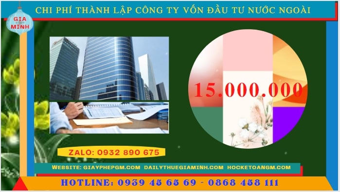 Chi phí để thành lập công ty có vốn đầu tư nước ngoài tại Thành Phố Hải Phòng
