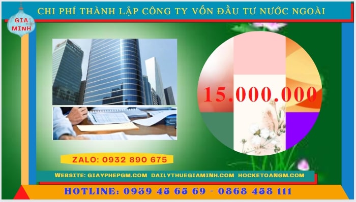 Chi phí để thành lập công ty có vốn đầu tư nước ngoài tại Ninh Kiều