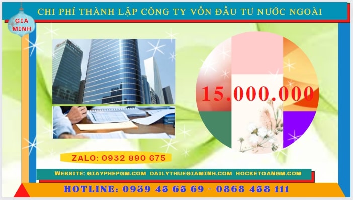 Chi phí để thành lập công ty có vốn đầu tư nước ngoài tại TT Huế