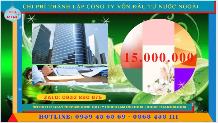 Chi phí để thành lập công ty có vốn đầu tư nước ngoài tại Yên Bái