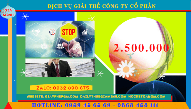 DỊCH VỤ GIẢI THỂ CÔNG TY CỔ PHẦN GIÁ RẺ TẠI BẾN TRE 5 Chi phí dịch vụ giải thể công ty cổ phần tại Bến Tre