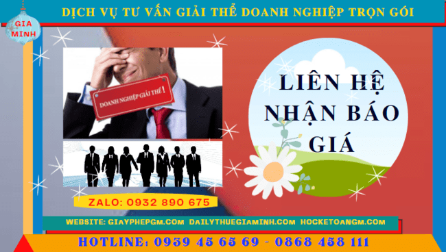 Dịch vụ tư vấn giải thể doanh nghiệp trọn gói tại quảng bình 5 Chi phí dịch vụ giải thể doanh nghiệp trọn gói tại Quảng Bình