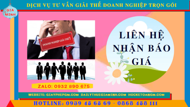 Dịch vụ tư vấn giải thể doanh nghiệp trọn gói tại thành phố châu đốc 5 Chi phí dịch vụ giải thể doanh nghiệp trọn gói tại Thành phố Châu Đốc