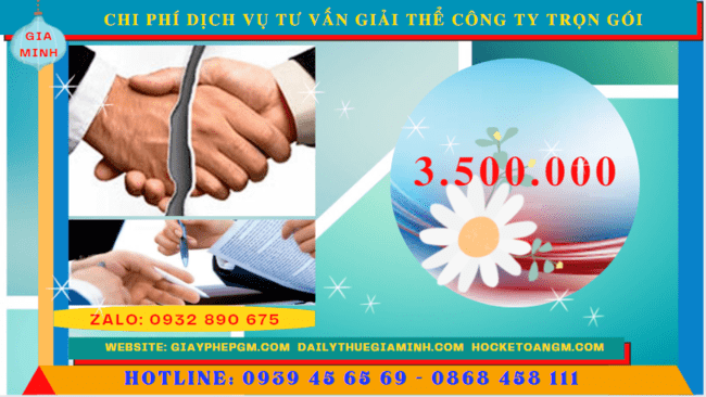 Dịch vụ tư vấn giải thể công ty trọn gói tại quảng nam 5 Chi phí dịch vụ tư vấn giải thể công ty trọn gói tại Quảng Nam