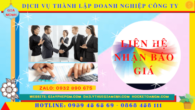 Chi phí thành lập công ty trọn gói bao nhiêu tại TPHCM