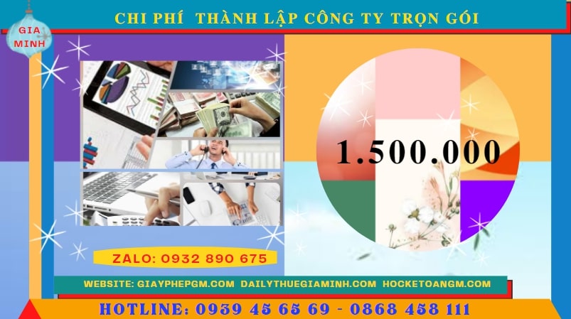 Chi phí thành lập công ty trọn gói giá rẻ tại Thành Phố Hồ Chí Minh