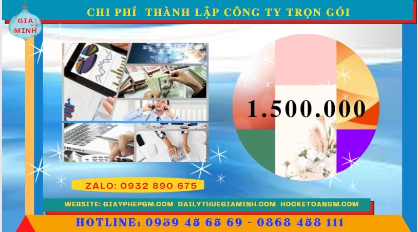 Chi phí thành lập công ty trọn gói giá rẻ tại tphcm
