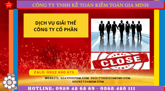 Dịch vụ giải thể công ty cổ phần giá rẻ tại Vĩnh Long