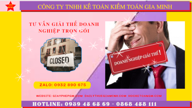 Dịch vụ giải thể doanh nghiệp trọn gói tại TP Đà Nẵng