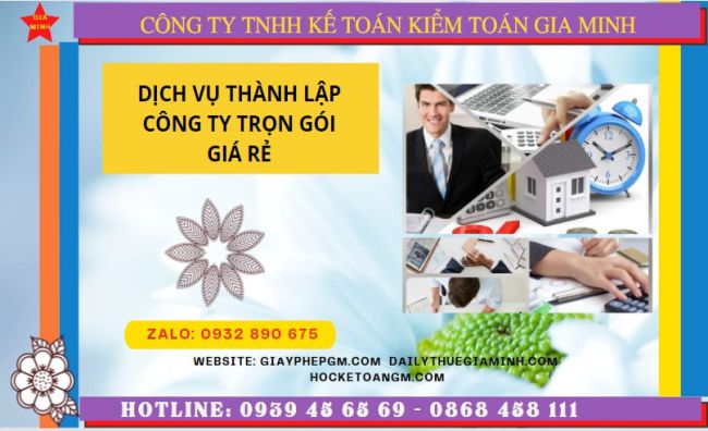 Dịch vụ thành lập công ty trọn gói giá rẻ tại yên bái 14 Dịch vụ thành lập công ty trọn gói giá rẻ tại Yên Bái