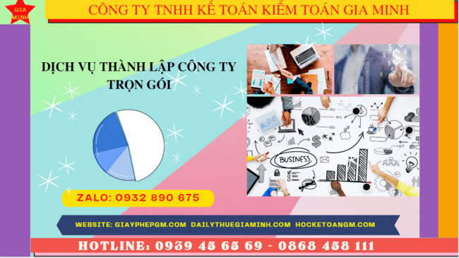  Dịch vụ thành lập công ty trọn gói tại TPHCM