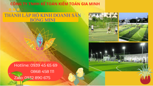 Thành lập hộ kinh doanh sân bóng mini 4 Dịch vụ thành lập hộ kinh doanh sân bóng mini
