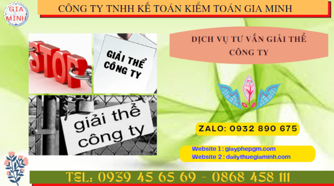 DỊCH VỤ TƯ VẤN GIẢI THỂ CÔNG TY TẠI THÀNH PHỐ HƯNG YÊN 4 Dịch vụ tư vấn giải thể công ty tại Thành Phố Hưng Yên của Gia Minh