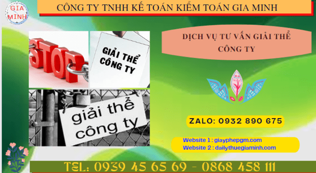 Dịch vụ tư vấn giải thể công ty tại thành phố châu đốc 4 Dịch vụ tư vấn giải thể công ty tại Thành phố Châu Đốc của Gia Minh