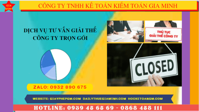 Dịch vụ tư vấn giải thể công ty trọn gói tại Đắk Lắk 4 Dịch vụ tư vấn thủ tục giải thể công ty trọn gói tại Đắk Lắk
