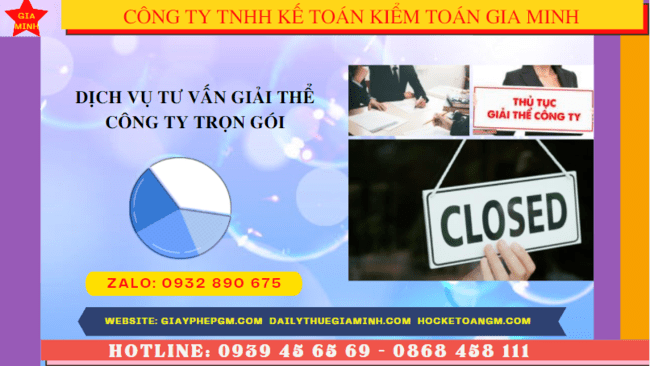 Dịch vụ tư vấn giải thể công ty trọn gói tại quảng nam 4 Dịch vụ tư vấn thủ tục giải thể công ty trọn gói tại Quảng Nam