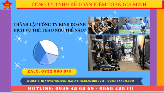 Thành lập công ty kinh doanh dịch vụ thể thao như thế nào? 6 Điều kiện để kinh doanh dịch vụ thể thao