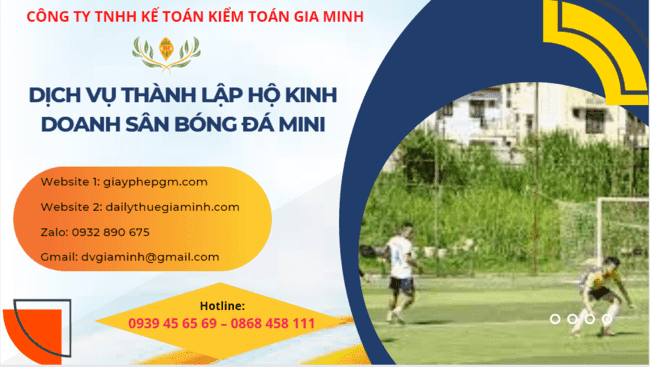 Điều kiện kinh doanh sân bóng đá mini nhân tạo