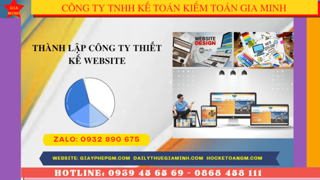 Thành lập công ty thiết kế website 6 Điều kiện thành lập công ty thiết kế website