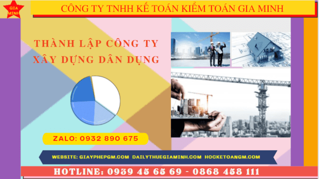 Điều kiện thành lập công ty xây dựng dân dụng tại Bắc Giang