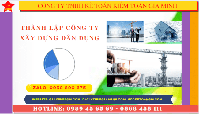 Điều kiện thành lập công ty xây dựng dân dụng tại Bình Định