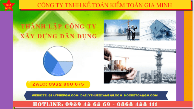Điều kiện thành lập công ty xây dựng dân dụng tại Bình Dương